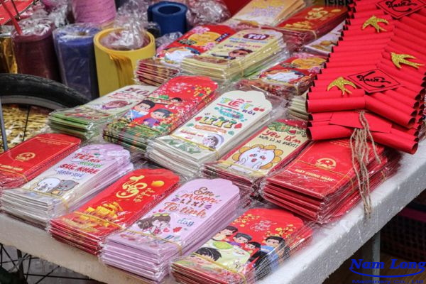 Bao lì xì làm từ giấy Couche