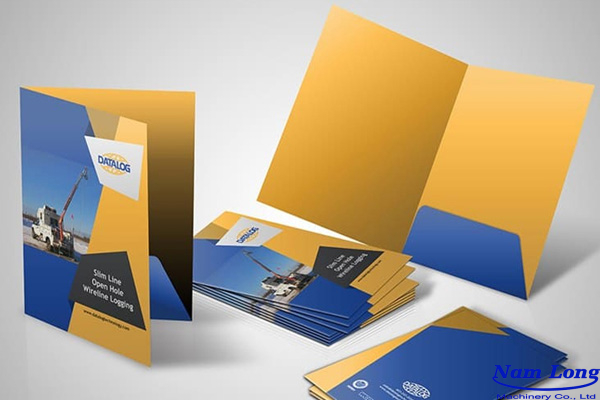 In bìa hồ sơ cao cấp bằng giấy mỹ thuật