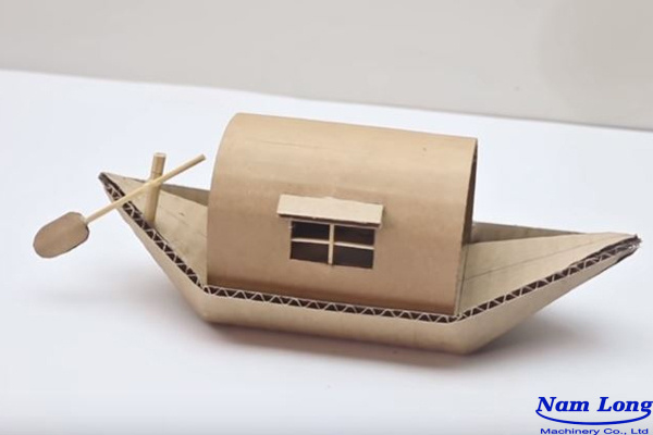 Hướng dẫn làm thuyền bằng giấy carton
