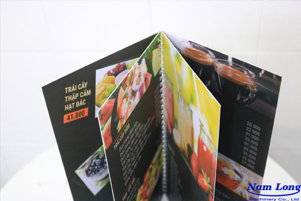 Quy cách in menu nhựa tiêu chuẩn