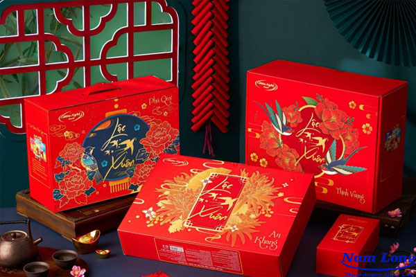 Chất liệu sử dụng để in hộp đựng quà tết