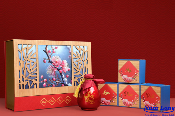 Dịch vụ in gia công hộp quà tết Helen