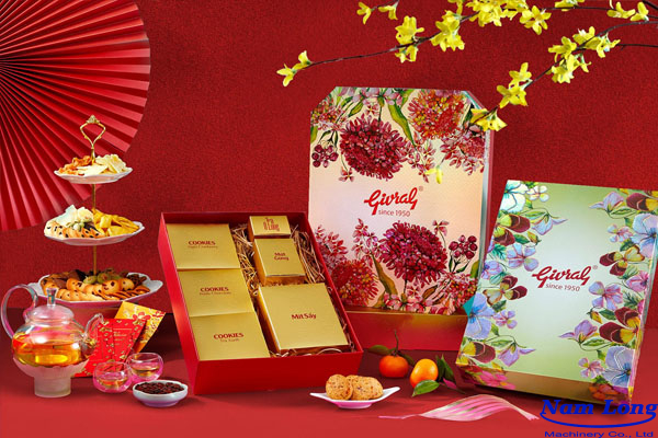 Mẫu hộp quà tết Givral đẹp #1